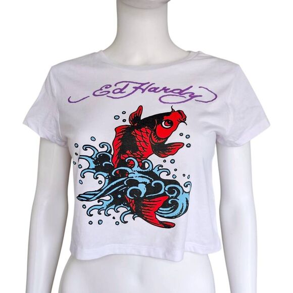 ed hardy koi graphic t-shirt - Picture 2 of 7